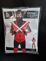 Carnaval kostuum rode ninja. Eenmaal gedragen, Kinderen en Baby's, Carnavalskleding en Verkleedspullen, Ophalen, Zo goed als nieuw