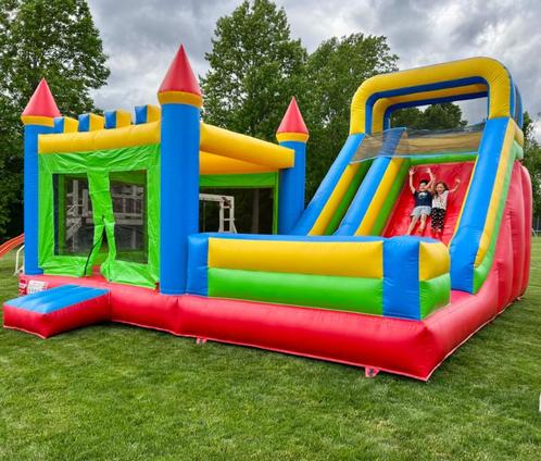 Springkasteel te huur, Kinderen en Baby's, Speelgoed | Buiten | Springkussens, Zo goed als nieuw, Ophalen of Verzenden