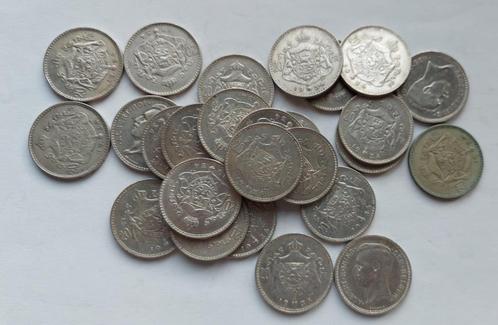 Lot 20 francs zilver, Albert I, Timbres & Monnaies, Monnaies | Belgique, Monnaie en vrac, Argent, Argent, Enlèvement ou Envoi