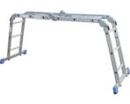 vouwladder met aluminium platform 4 x 3 hoge treden, Ophalen of Verzenden, Nieuw, Gereedschap of Accessoires