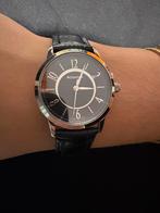 Rodania Maura 30mm Swiss made Quartz, Overige merken, Leer, Staal, Polshorloge