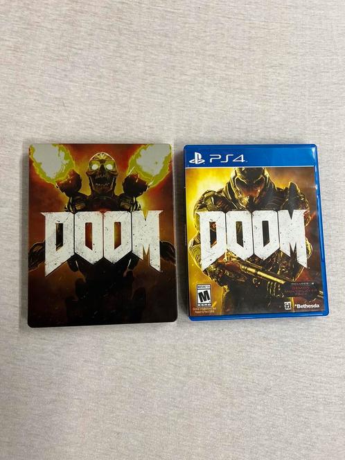 Jeu PS4 Playstation 4 Doom Collector's STEELBOOK Edition, Consoles de jeu & Jeux vidéo, Jeux | Sony PlayStation 4, Comme neuf