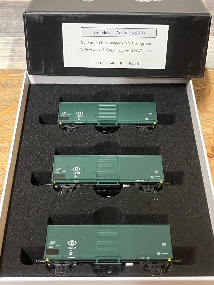 B-Models (HO) Type Glms (45703), Hobby en Vrije tijd, Modeltreinen | H0, Nieuw, Wagon, Gelijkstroom, Overige merken, Verzenden