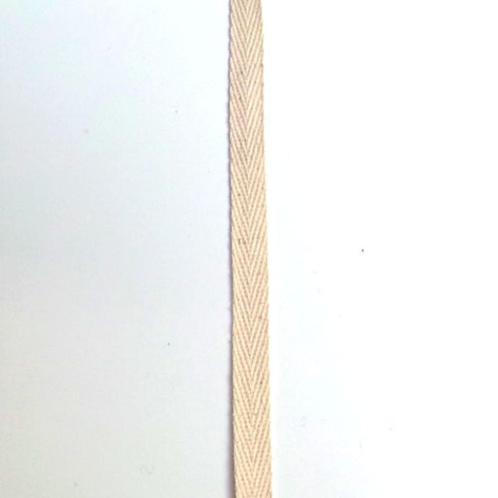5841) 5m band gebroken wit 1cm breed, Hobby en Vrije tijd, Naaien en Fournituren, Nieuw, Lint, Band of Elastiek, Ophalen of Verzenden