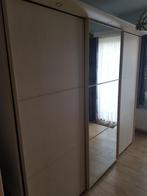 Driedelige hang en legkast met spiegel, Huis en Inrichting, Kasten | Kleerkasten, Ophalen, Gebruikt, 200 cm of meer, Glas