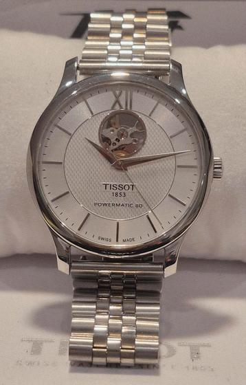Tissot powermatic 80 open hart full set  beschikbaar voor biedingen