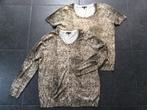 Cardigan + trui Léo & Ugo L/XL, Beige, Maat 42/44 (L), Nieuw, Ophalen of Verzenden