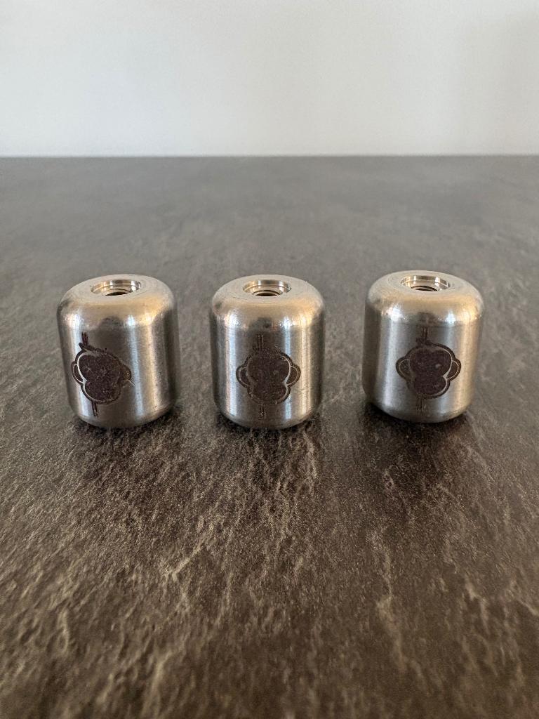 3x metalen monkey Climber bobbin, Ophalen, Zo goed als nieuw, Overige typen