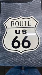 Wandplaat Route 66, Huis en Inrichting, Woonaccessoires | Tekstborden en Spreuken, Ophalen, Zo goed als nieuw