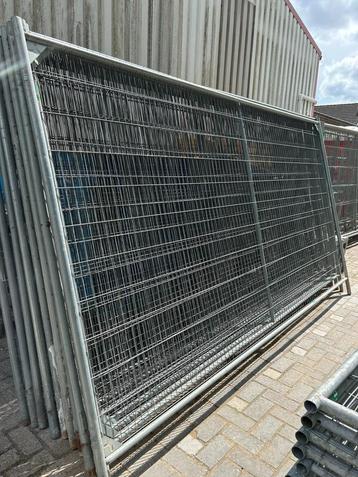 Bouwhek/bouwhekken/bouw afzetting fijnmazig 3.50x2.00M 12ST, Enlèvement, Utilisé