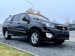 SsangYong Actyon Sport 2.0 Turbo 4WD, Auto's, SsangYong, Zwart, Actyon Sports, Zwart, Leder