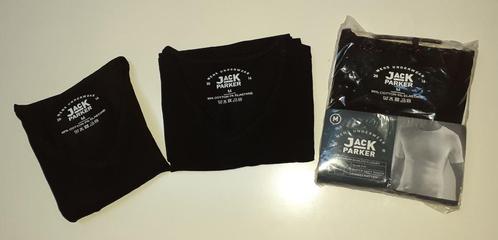 Zwarte T-Shirt heren set van 3 Jack Parker M, Vêtements | Hommes, T-shirts, Neuf, Taille 48/50 (M), Noir, Envoi
