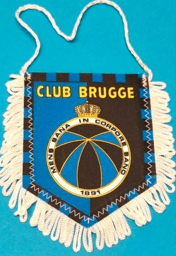 Club Brugge 1980s prachtig vintage vaantje vlagje voetbal
 