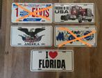 3 Amerikaanse decoratieve nummerplaten, nieuw, Ophalen of Verzenden, Nieuw