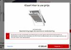 rolgordijn velux + Duopakket, Ophalen, Nieuw