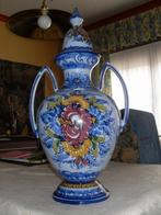 hoge vaas in keramiek, Maison & Meubles, Accessoires pour la Maison | Vases, Comme neuf, Enlèvement, Autres matériaux, Bleu