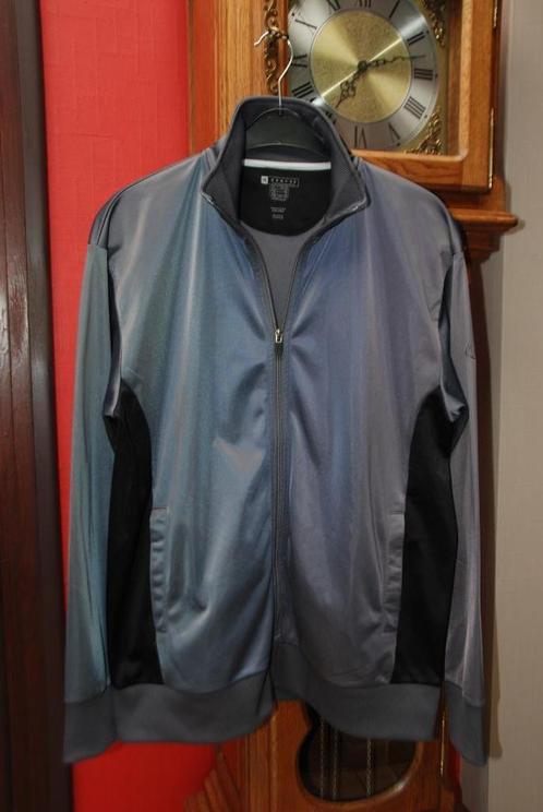 Trainingsjack „Domyos” grijs trainingsjack XXL Zeer Goed!, Kleding | Heren, Sportkleding, Zo goed als nieuw, Algemeen, Maat 56/58 (XL)