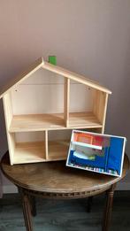 Houten huisje met meubeltjes. Ikea, Kinderen en Baby's, Speelgoed | Poppenhuizen, Ophalen, Nieuw, Poppenhuis