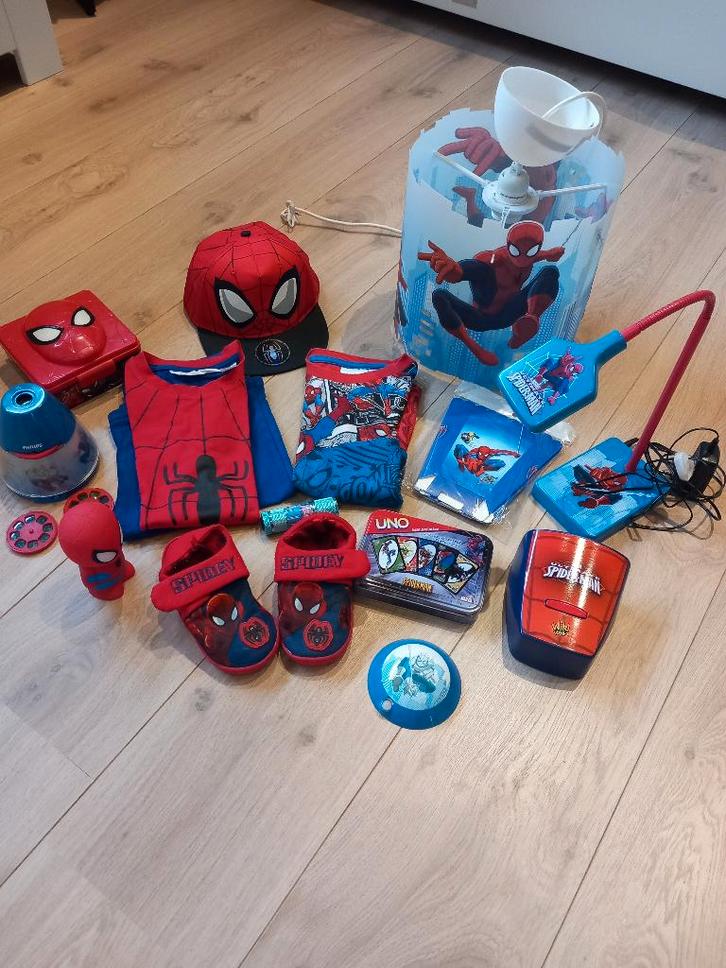 Spiderman artikelen, Kinderen en Baby's, Speelgoed | Actiefiguren, Gebruikt, Ophalen of Verzenden