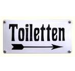 tekstbord Toiletten emaille, Huis en Inrichting, Ophalen, Nieuw