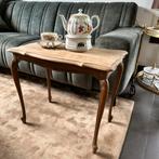 Vintage Franse Bijzettafel – Louis XV Stijl – Massief Hout, Ophalen of Verzenden