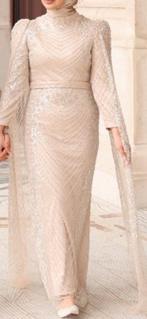 Verlovingsjurk, Kleding | Dames, Trouwkleding en Trouwaccessoires, Ophalen, Zo goed als nieuw, Beige, Trouwjurk