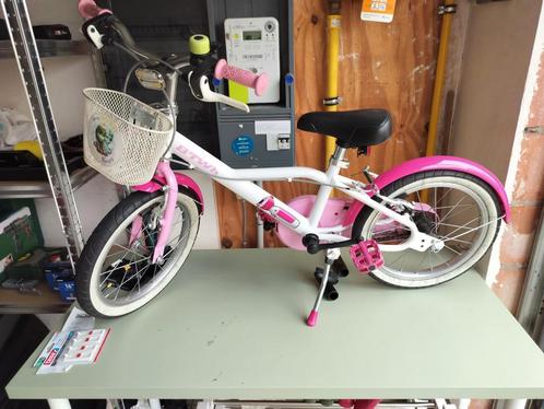 Meisjesfiets 16 inch - 4 tot 6 jaar - perfect onderhouden, Fietsen en Brommers, Fietsen | Meisjes, Zo goed als nieuw, 16 inch