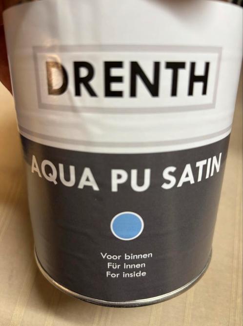 Drenth blauwgrijze muurverf 1liter, Hobby en Vrije tijd, Knutselen, Nieuw, Materiaal, Ophalen of Verzenden