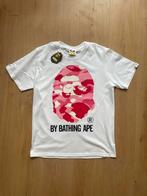 A bathing ape regular Shirt pink (M) Nieuw, Kleding | Heren, Ophalen of Verzenden, Zo goed als nieuw, Maat 48/50 (M), Wit