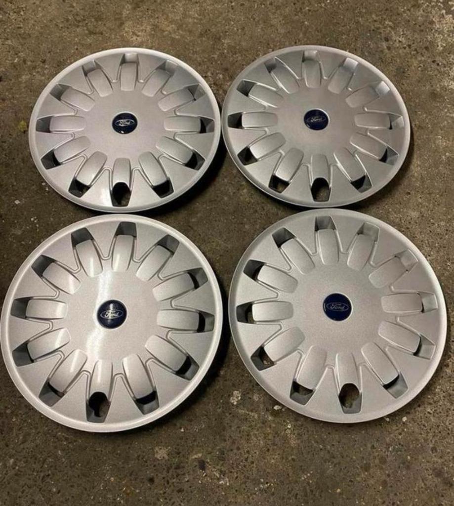 4 enjoliveurs Ford Fiesta focus mondeo galaxy et autres 16", Enlèvement ou Envoi, Comme neuf