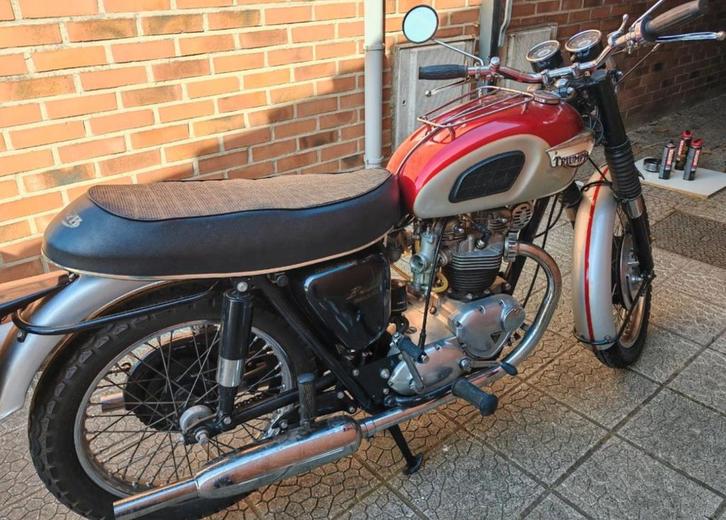 Bonneville T120 1968 Triumph, Motos, Motos | Triumph, Particulier, Autre, jusqu'à 11 kW, 2 cylindres, Permis Moto A, Enlèvement
