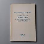 Documents et rapports. Soc.Roy.d'archéologie de Charleroi, Livres, Histoire nationale, Enlèvement ou Envoi