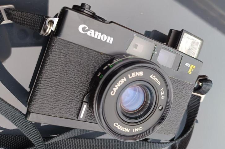 Canon A35F + Canon 40 mm f/2.8-lens, Audio, Tv en Foto, Foto | Lenzen en Objectieven, Zo goed als nieuw, Standaardlens, Zoom, Ophalen of Verzenden