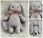 Knuffel ‘Snuggle Konijn mini’ Grey (Handmade - Gehaakt), Hobby & Loisirs créatifs, Tricot & Crochet, Crochet, Autres types, Enlèvement ou Envoi