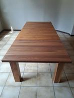 Houten tafel uitschuifbaar, Ophalen, 200 cm of meer, 50 tot 100 cm, Zo goed als nieuw