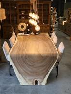 Waterval tafel / boomstamtafel 290 cm lang, Ophalen of Verzenden, Nieuw, Overige houtsoorten, 200 cm of meer