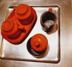 Lot de 4 tasses avec 2 grandes soustasses, Enlèvement ou Envoi, Utilisé