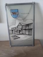Vintage glasraam gemeentehuis Vosselaar, Antiek en Kunst, Ophalen of Verzenden
