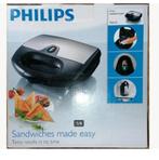 Philips sandwich maker toaster 700w neuf, Enlèvement, Ramasse-miettes amovible, Neuf