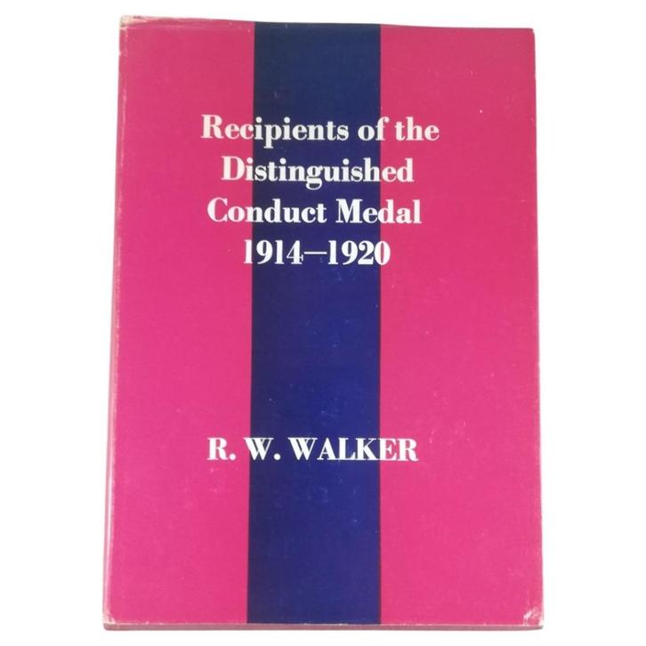 Recipients of the Distinguished Conduct Medal 1914-1920, Verzamelen, Militaria | Algemeen, Overige soorten, Boek of Tijdschrift