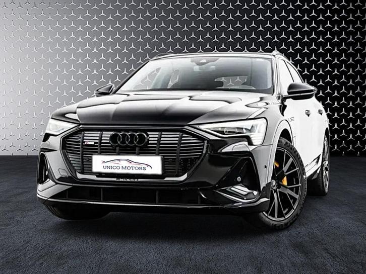 Audi e-tron 50 quattro Sportback S line Black styling -FULL, Auto's, Audi, Bedrijf, Te koop, e-tron, 360° camera, 4x4, ABS, Achteruitrijcamera