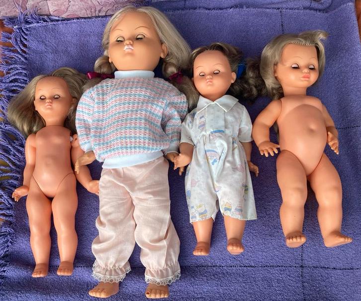 4 “Bella” poppen, Verzamelen, Poppen, Zo goed als nieuw, Ophalen