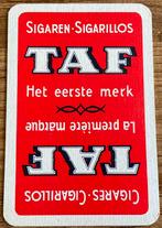 Speelkaart TAF sigaren, Verzamelen, Speelkaarten, Jokers en Kwartetten, Ophalen of Verzenden, Zo goed als nieuw, Speelkaart(en)