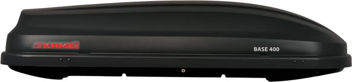 Kamei Base 400 - Dakkoffer - Matte Black - 400 Liter, Auto diversen, Dakkoffers, Nieuw, Ophalen of Verzenden