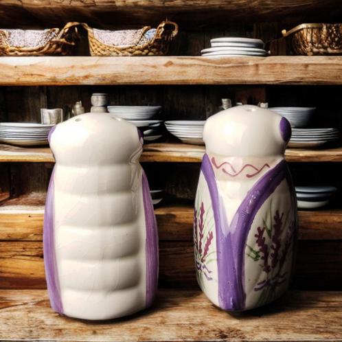 Set sel et poivre en forme de cigales, Huis en Inrichting, Keuken | Keukenbenodigdheden, Zo goed als nieuw, Ophalen of Verzenden