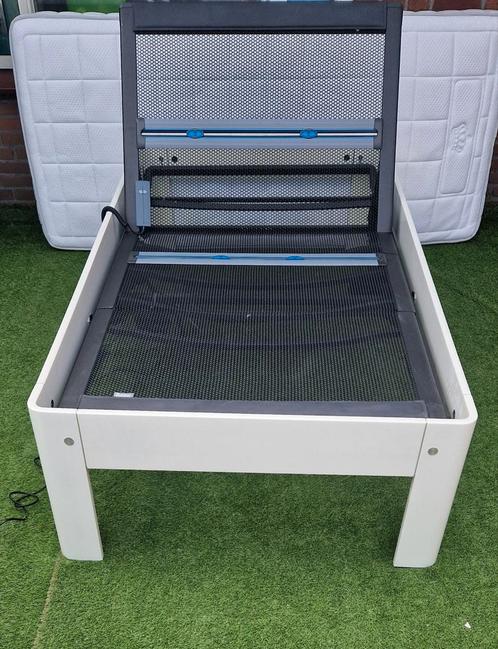 Auping Auronde Bed 90x200cm 48cm hoog Elektrisch verstelbaar, Huis en Inrichting, Slaapkamer | Beddengoed, Zo goed als nieuw, Ophalen of Verzenden