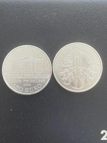 1 ounce Wiener Philharmoniker 2023 zilveren munt