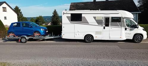 Te koop MC Louis 470G camper + autotrailer, Caravans en Kamperen, Mobilhomes, Particulier, Half-integraal, tot en met 4, Diesel