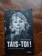 Tais-toi, Livres, Enlèvement ou Envoi, Anne Gruwez, Belgique, Comme neuf