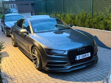 Audi a7 2015 3.0tdi facelift S-line maxton, Auto's, Audi, USB, Particulier, Zilver of Grijs, 6 cilinders